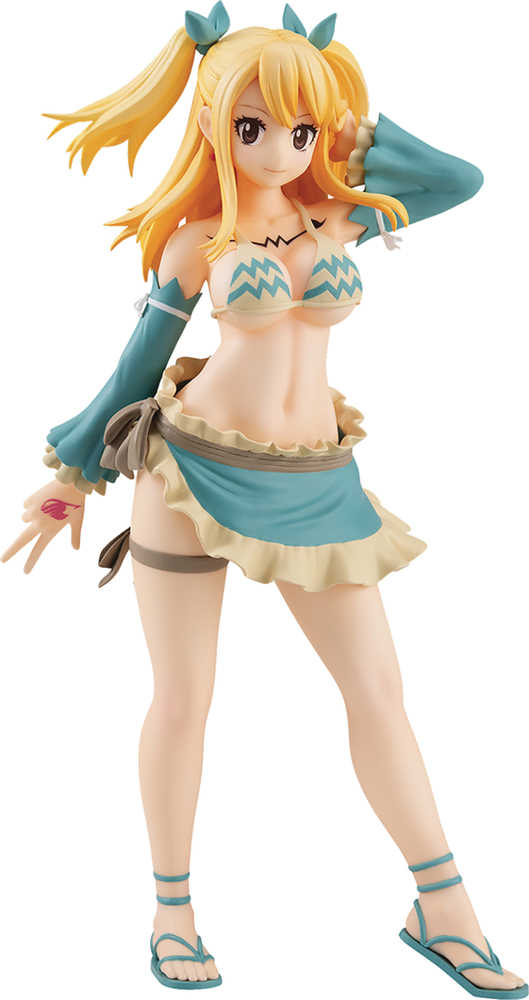 Fairy Tail Final Pop Up Parade Lucy Heartfilia PVC Figure Aqua