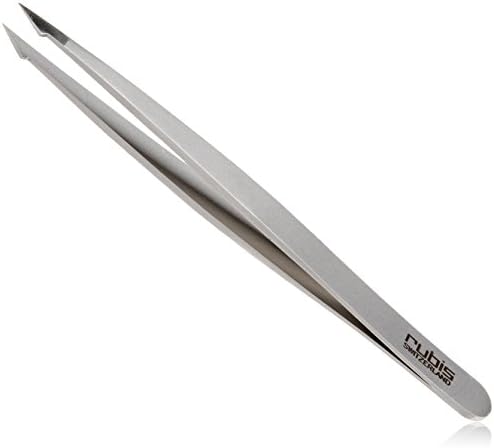 Rubis Switzerland Two Tip Pointed/Slanted Tweezer