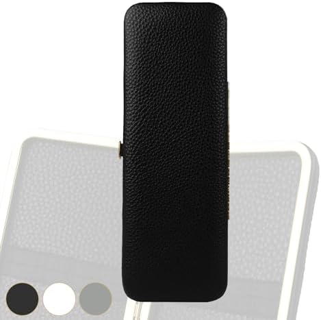 SEEDEW Lash Tweezers Organizer, Eyelash Extension Tweezers Bag, Soft PU Leather 8 Positions Rounded Corners Portable, Individual Storage Case Box for Tweezers, Makeup Brush, Slender Small Tools(Black)