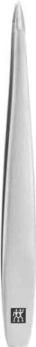 ZWILLING TWINOX Tweezers Extra Pointed for Perfect Plucking, Stainless Steel Matted, Premium Quality, 90 mm