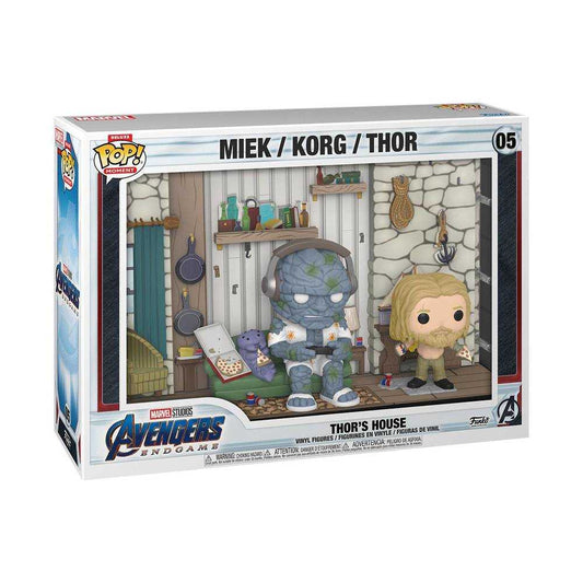 Pop Moments Deluxe Marvel Endgame Thors House Vinyl Figure