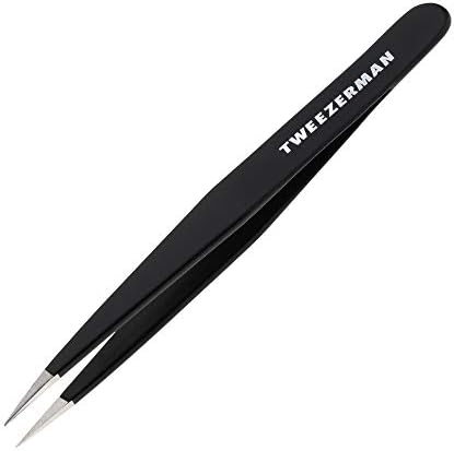 Tweezerman Stainless Steel Point Tweezer in Assorted Colors