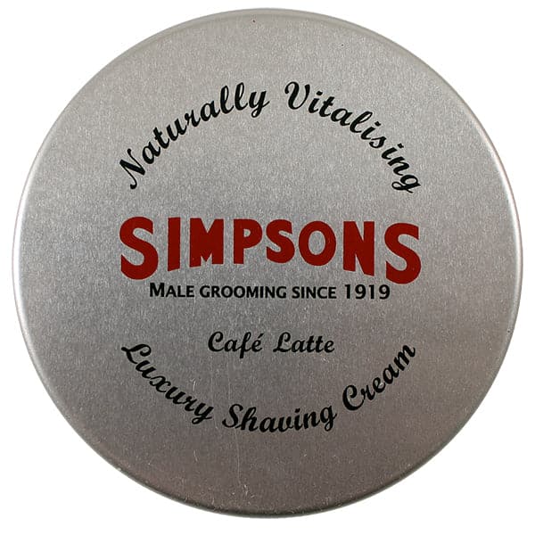 Simpsons Cafe Latte Shaving Cream (4.2oz)