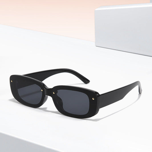 Retro Rectangle Narrow Sunglasses