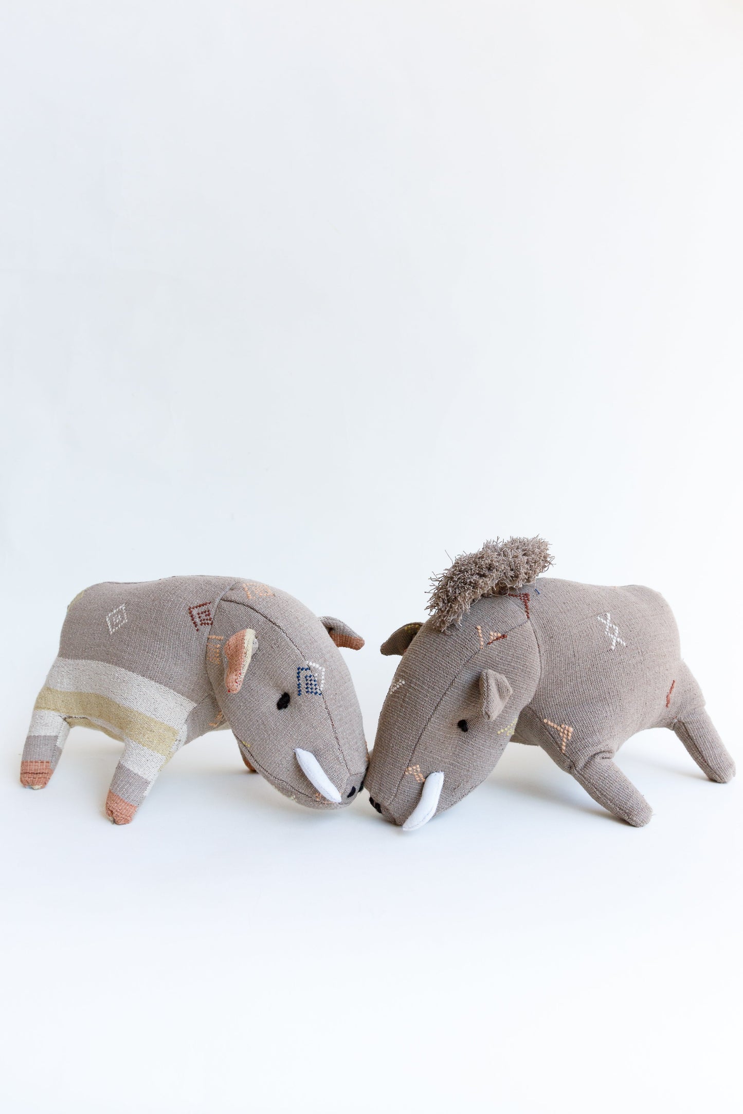 Distant Echo Stuffed Grey Boar