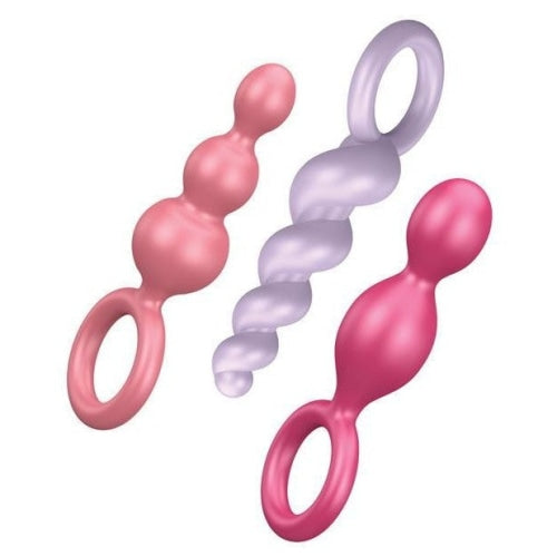 Satisfyer Booty Call Plugs Set Of 3 Colored