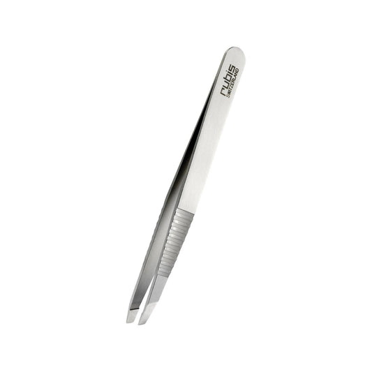 Tweezers Rubis Pro Grip Slanted Tip Tweezer 3.75"